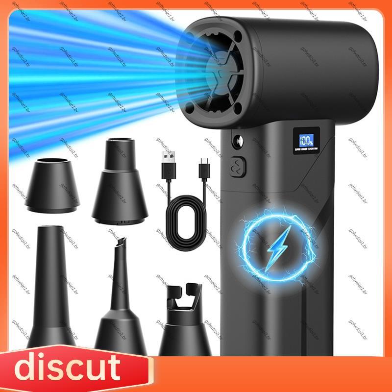 [gzhxdiizi1] Ventilador De Ar 110000RPM Turbo Portátil Poderoso 40000Mah Bateria Vácuo Espanador A