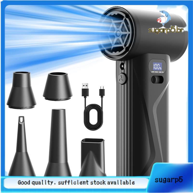 110000ventilador Turbo Rpm Com Velocidade De Vento De 40 M/S , Ventilador De Ar Portátil , Bateria De 40000mAh , Aspirad