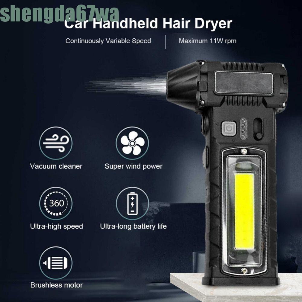 Ventilador De Ar Poderoso SHENGDA , Com Violento Turbo Motor Sem Escova Leve , 110000espanador Elétrico Rpm