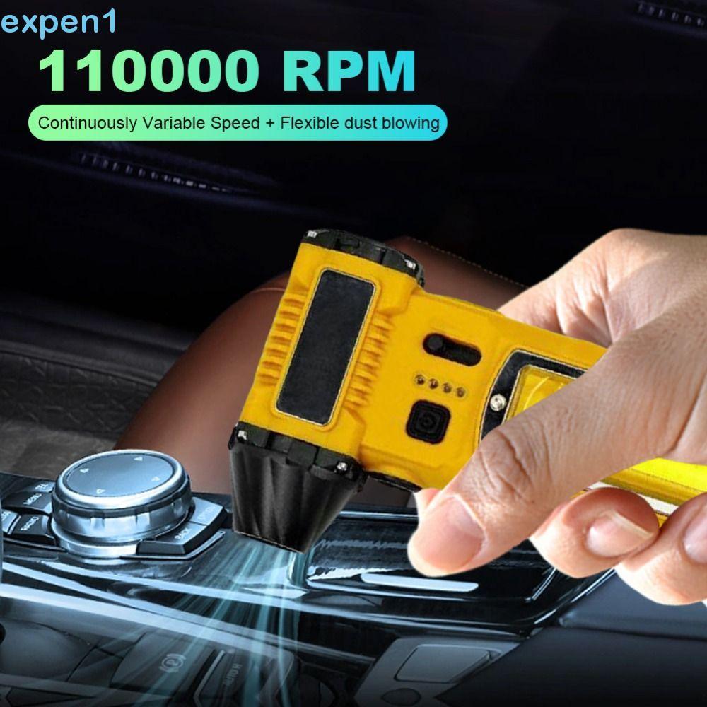 Ventilador De Ar Poderoso EXPEN , Power Dispaly 110000ventilador Violento Turbo Rpm , Portátil Sem Fio Recarregável