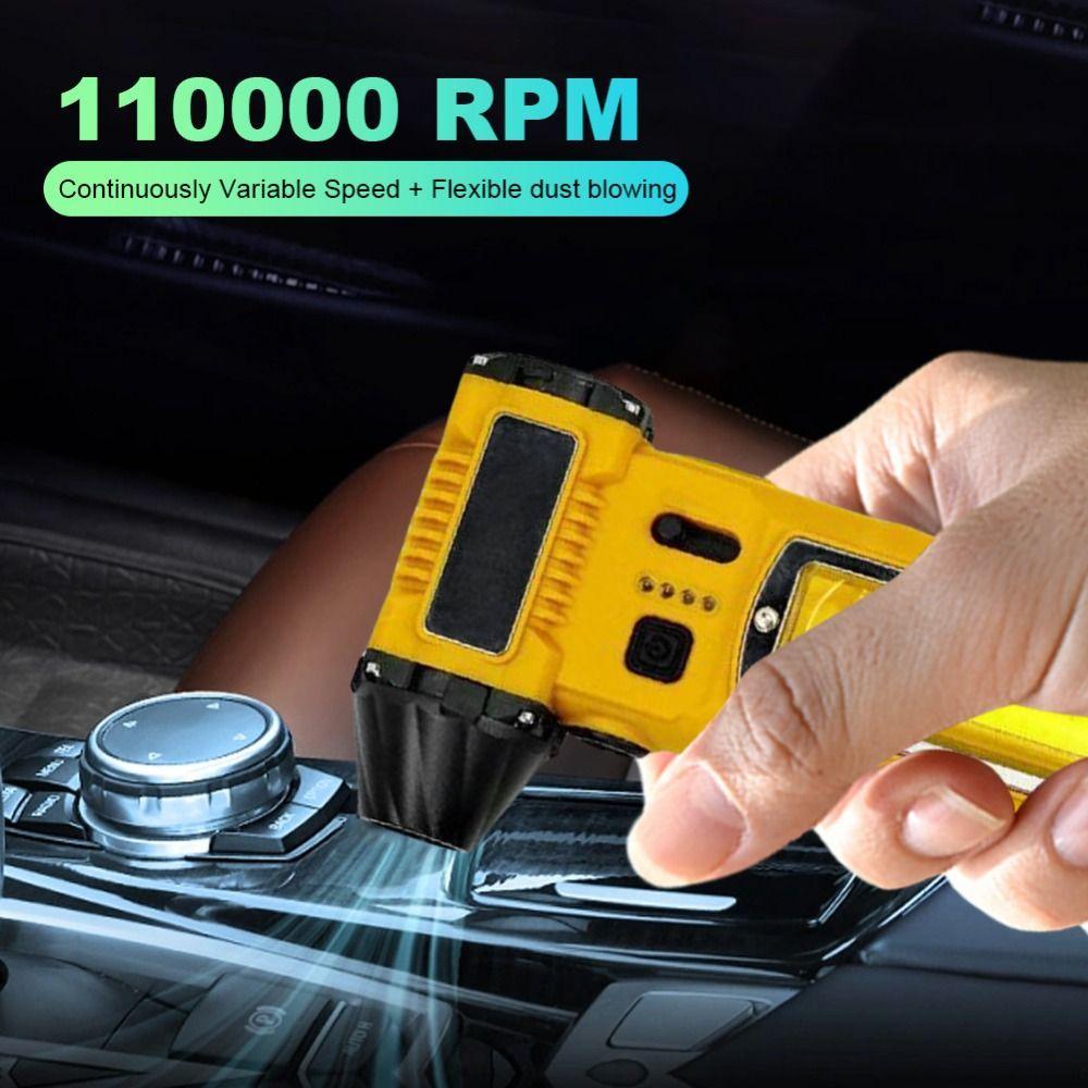 Ventilador De Ar Poderoso , 110000RPM Com Violento Turbo Leve , Espanador Elétrico Motor Sem Escova