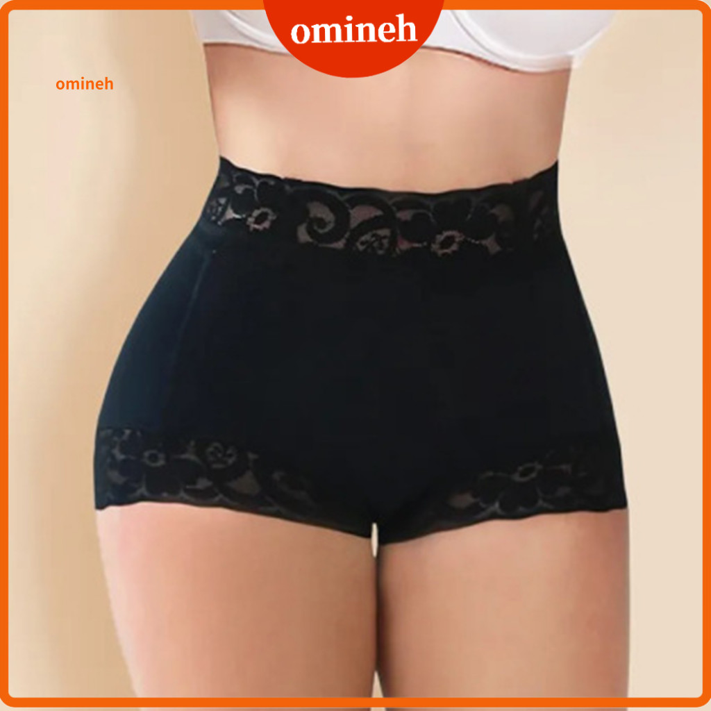 Nylon Underwear Women Tight Fit High Waisted Lace Underskirt Shorts for – Non-see-through Safety Pants Full Coverage S