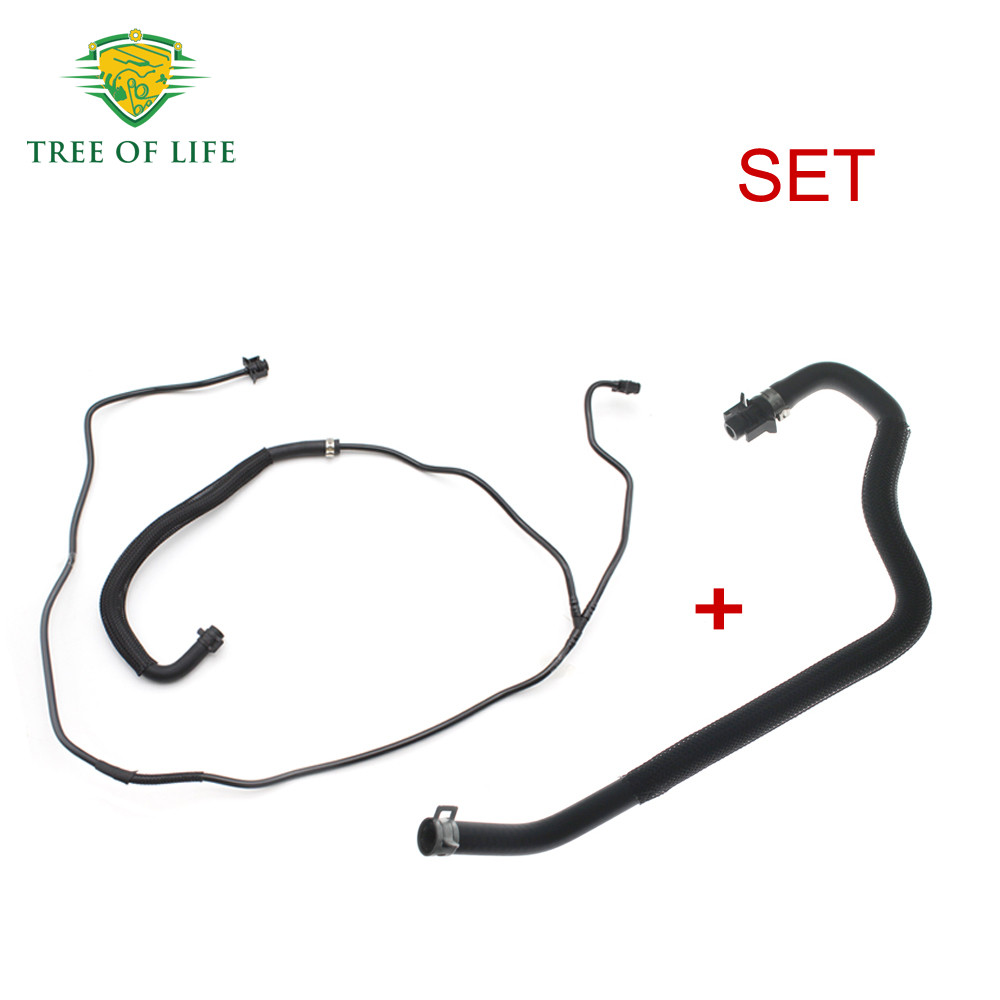 2 Tubos De Mangueira De Retorno De Tanque De Água Curto E Longo Para Ford kuga Escape Focus C-MAX 1.6 BV6Z-8K012-A CV618