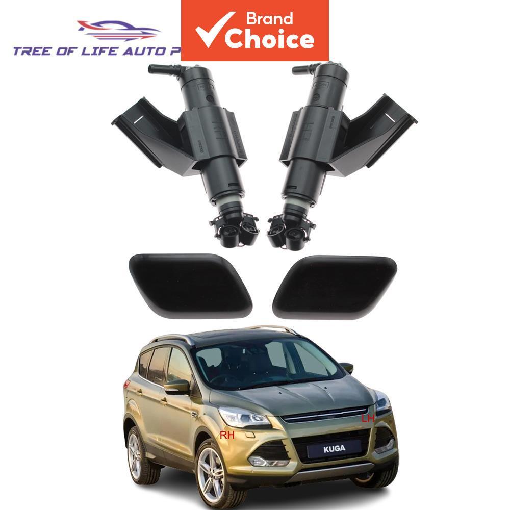 Para Ford Escape Kuga 2013-2016 Bocal Da Arruela Do Farol Dianteiro Tampa Jato De Spray De Água