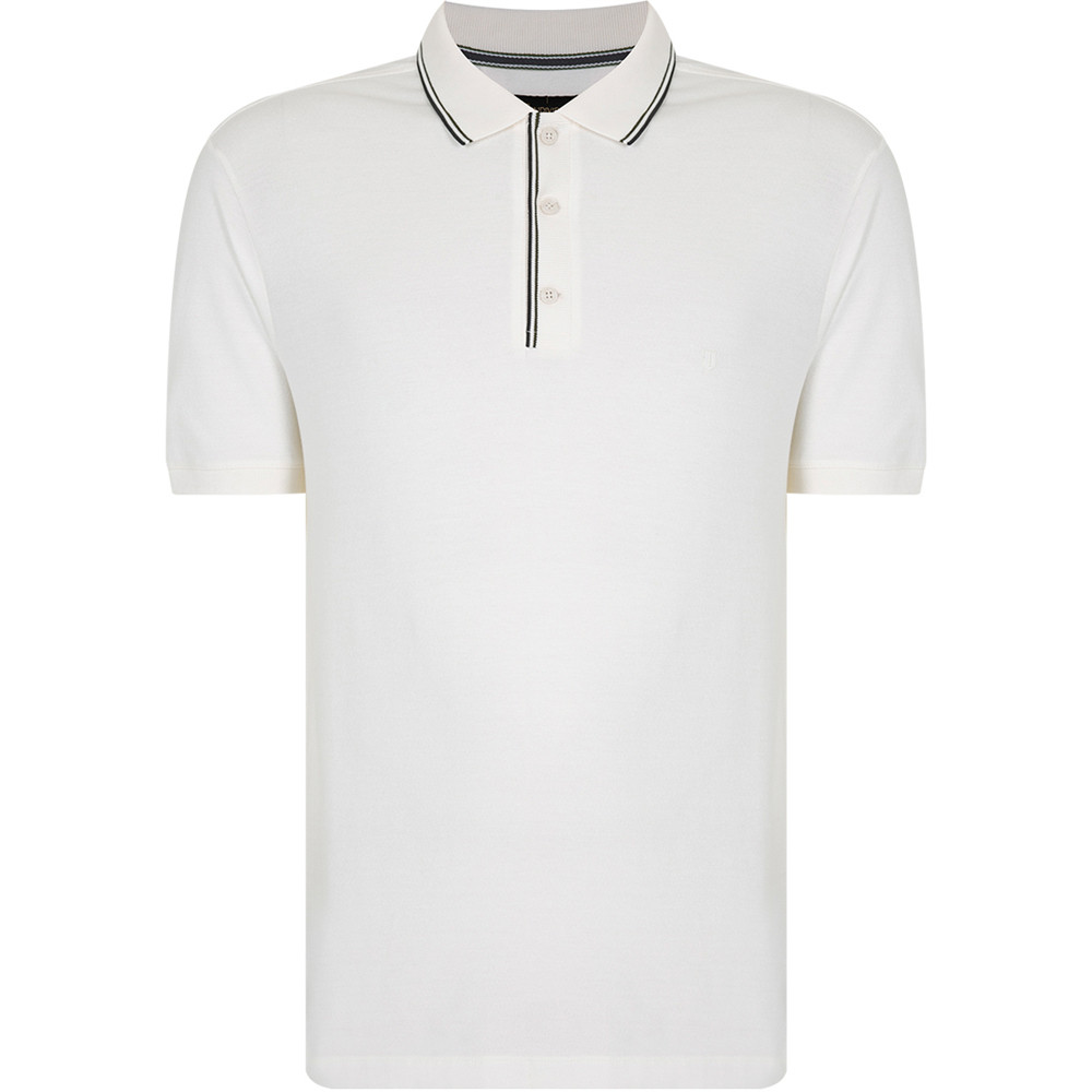 Camisa Polo Individual Crepe In24 Off White Masculino