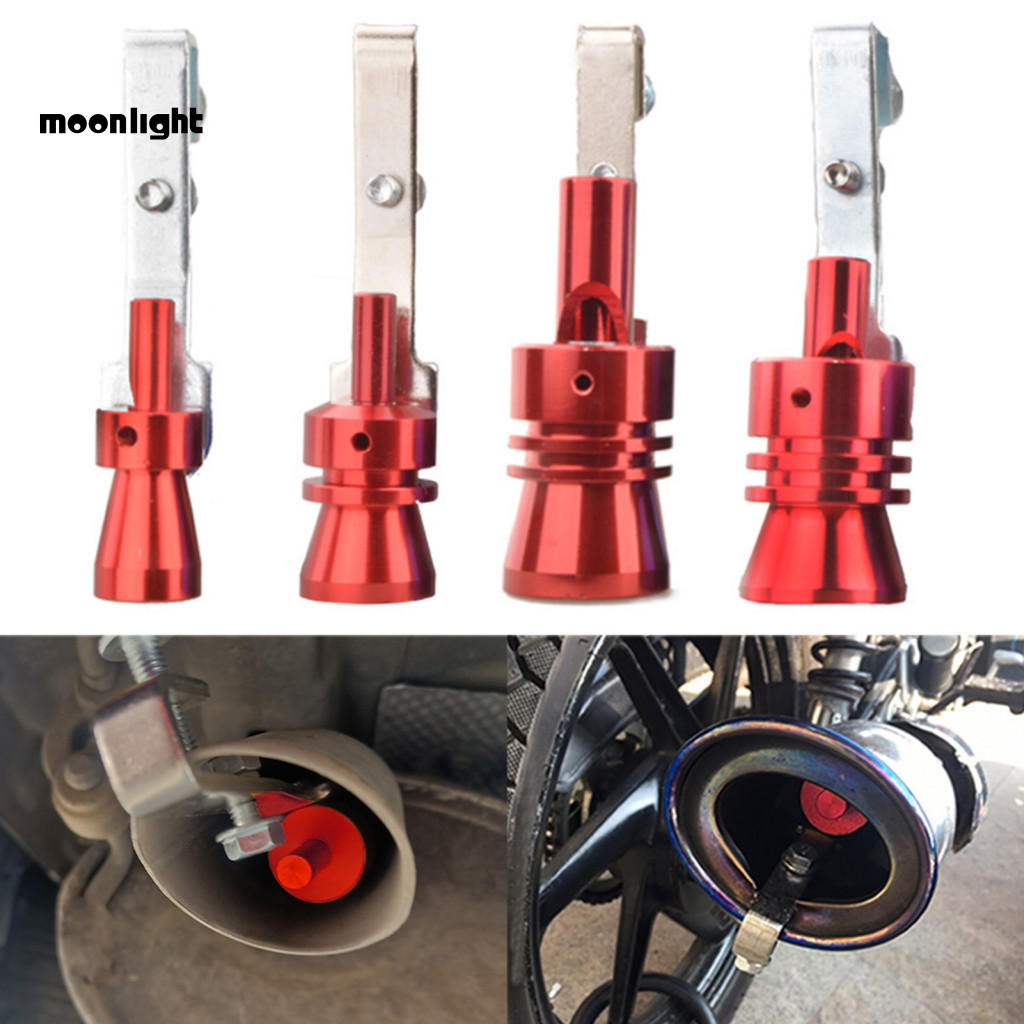 Universal Turbo Sound Whistle Motorcycle Exhaust Pipe Tailpipe Noise Enhancer Aluminum Alloy Modified Tail Imitator for