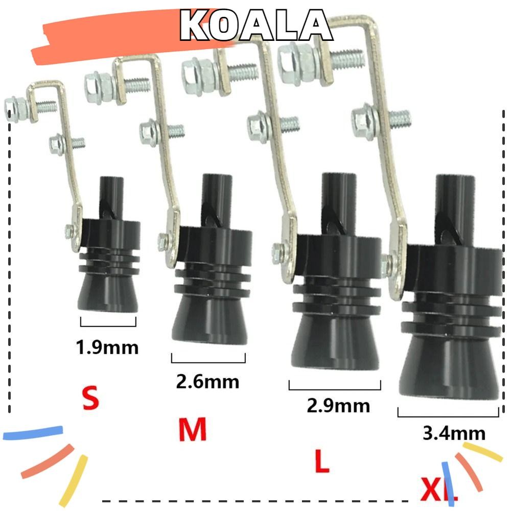 KOALL 1Pcs Turbo Sound Whistle , Acessórios Automotivos Simulador De Som Universal , Dispositivo Silenciador S/M/L/XL