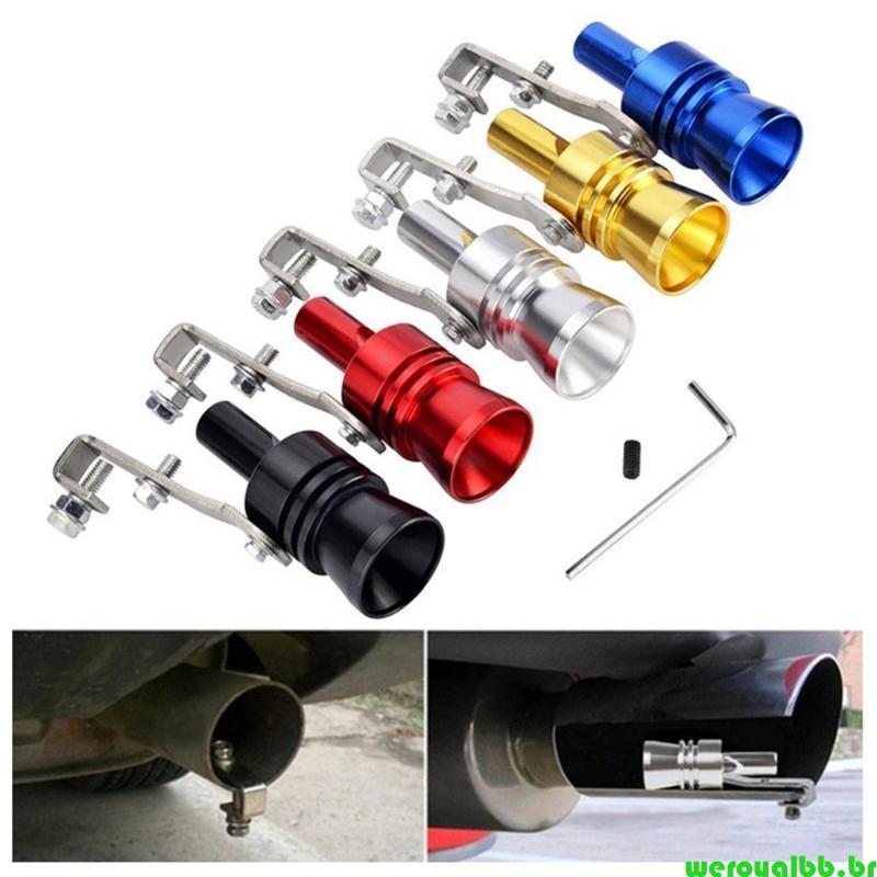 weroyalbb Turbos Sound Simulator Whistle Metal Maker Para Atualizações Sistemas Exaustão Carro