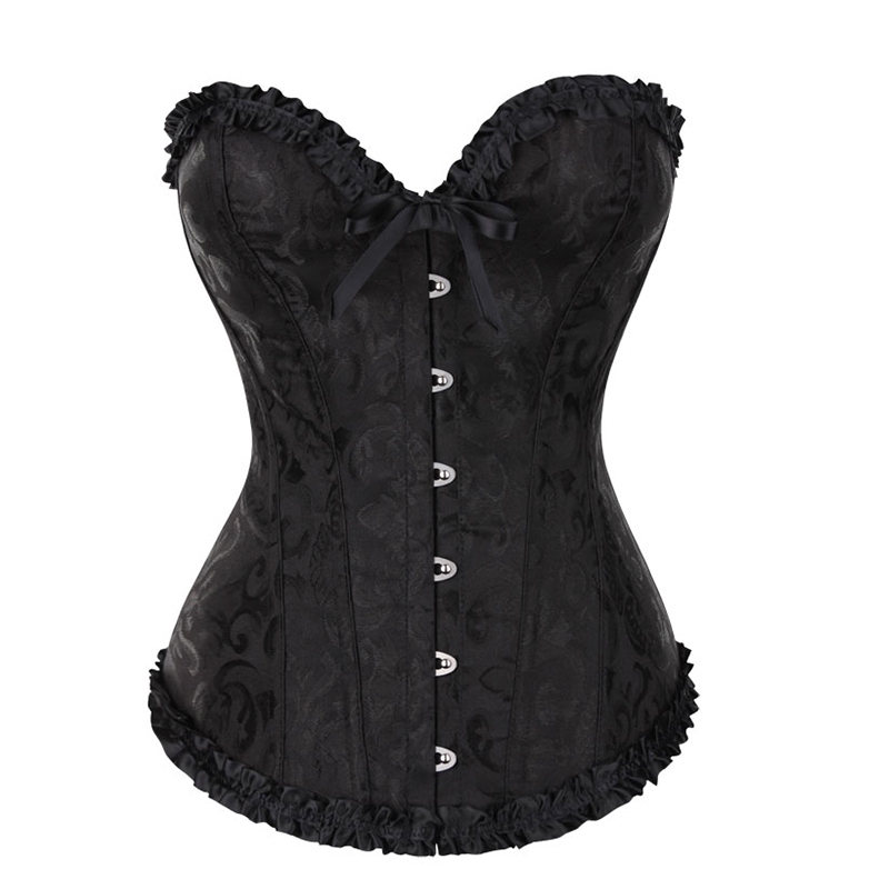 Beonlema Espartilho Feminino Com Cadarço E Overbust , Corpete Modelador Plus Size