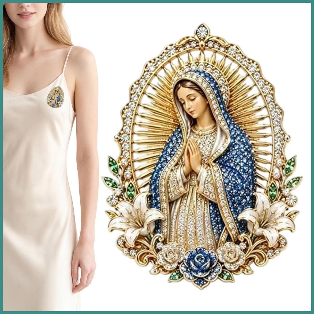 Alfinetes Cristãos Para Homens Virgem Maria Terno Pino Roupas Religiosas Corsage Adultos Colecionadores Mulheres Festa h