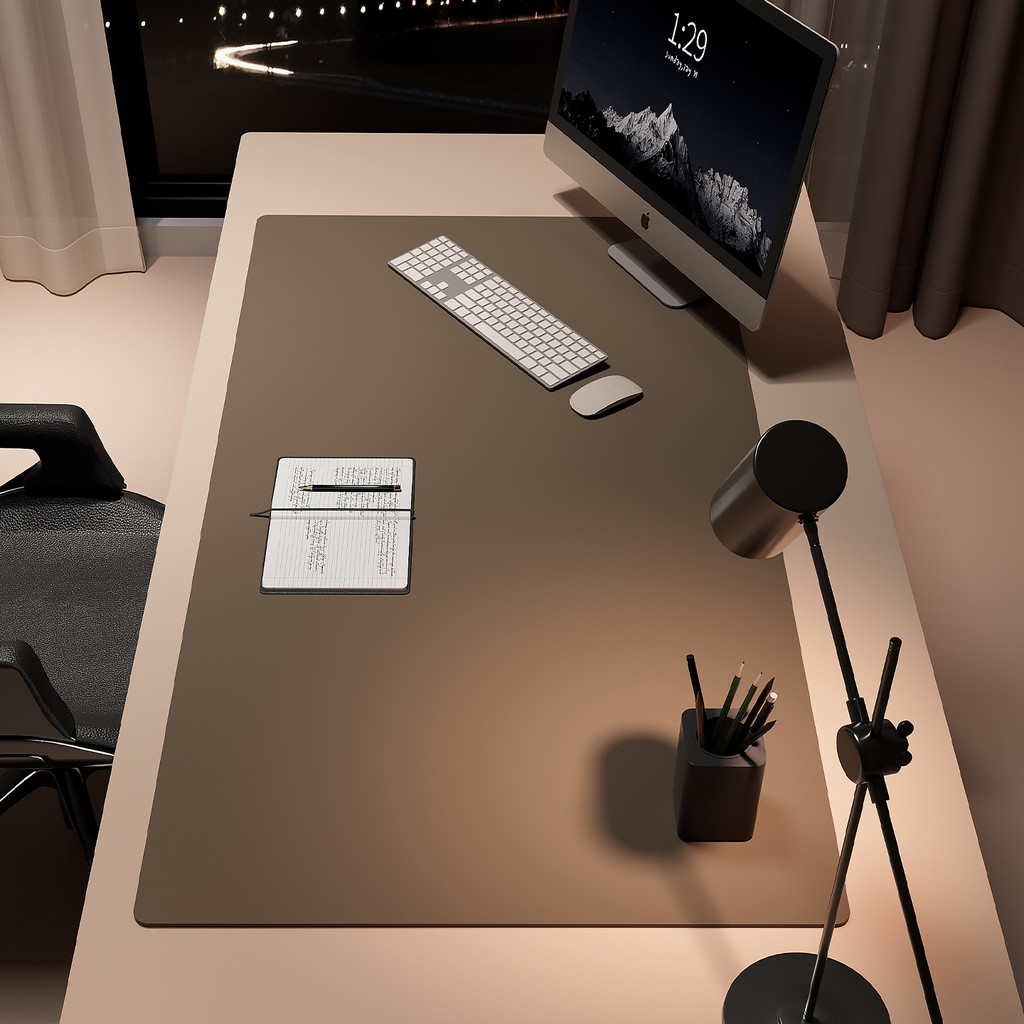 Desk Mat Grande Impermeável Base TPO Antiderrapante 30x60 a 50x120cm para Escrita Mouse Escritório Estudo 5 Cores