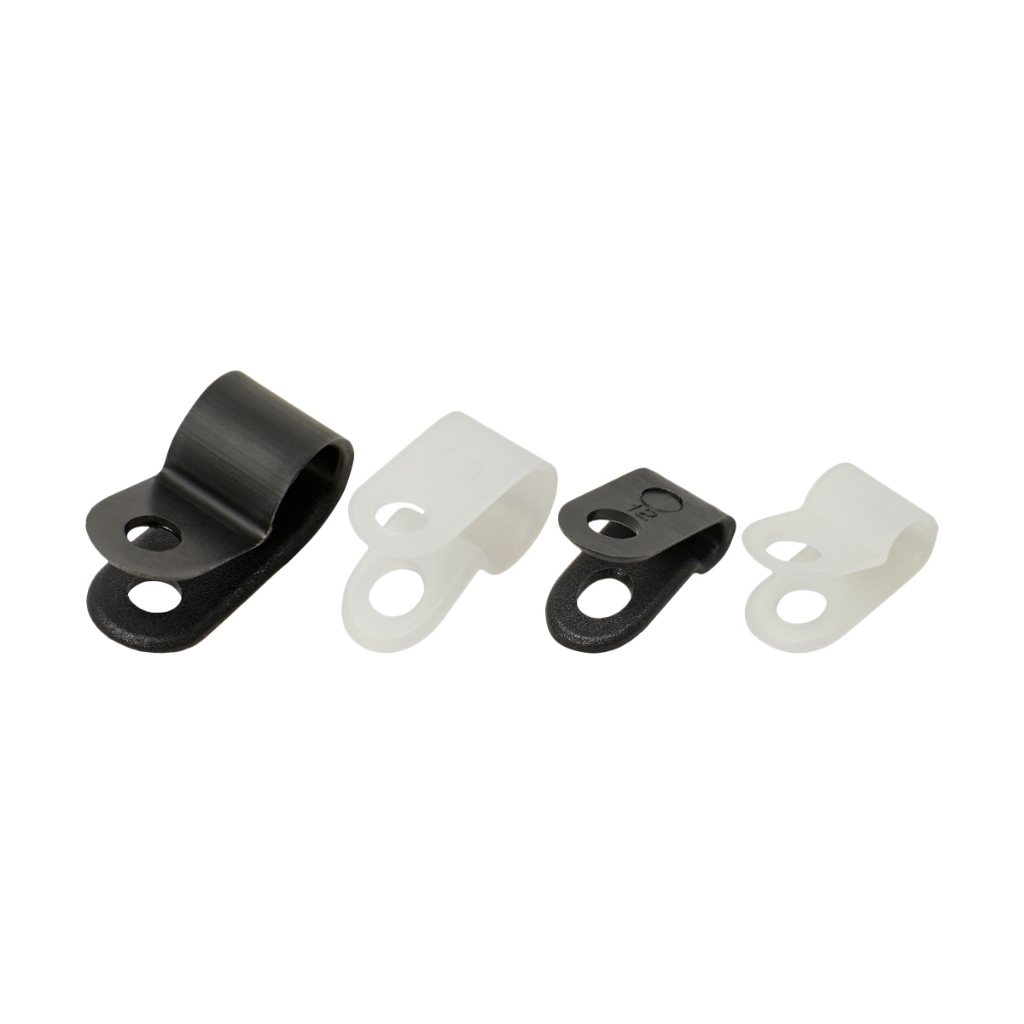 600 Unidades Suporte Nylon 6.6 Tipo P Clip Fixador De Cabos 10mm