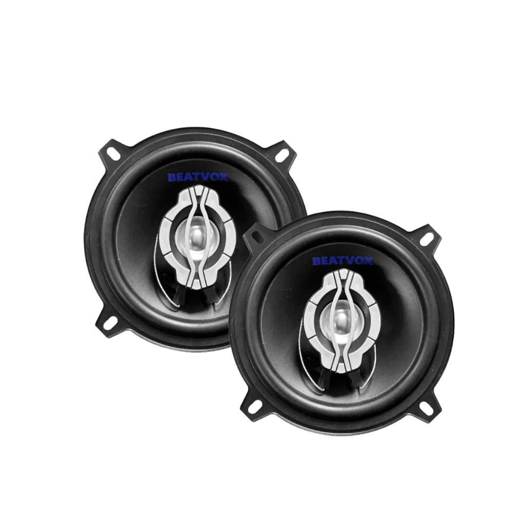 Par De Alto Falantes Coaxiais Beatvox De 5 100w Rms Preto
