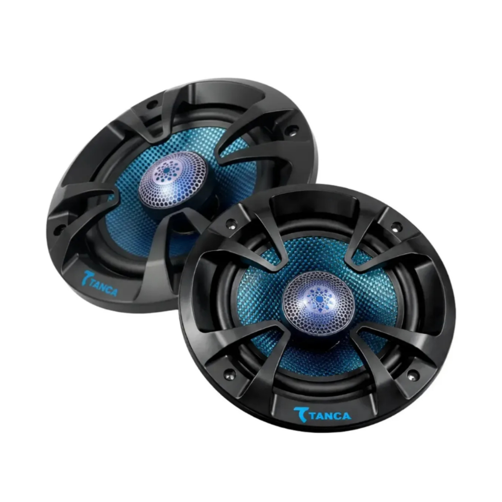 Par Alto Falante 5 Polegadas Coaxial 120w Rms 4 Ohms Tanca Push Som Automotivo