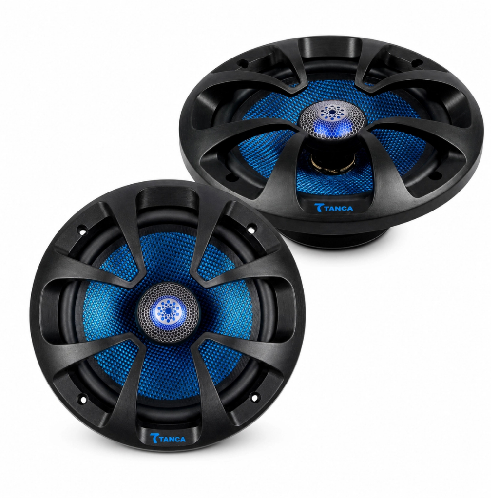 Par Alto Falante 6,5 Polegadas Coaxial 140w Rms 4 Ohms Tanca Push Som Automotivo