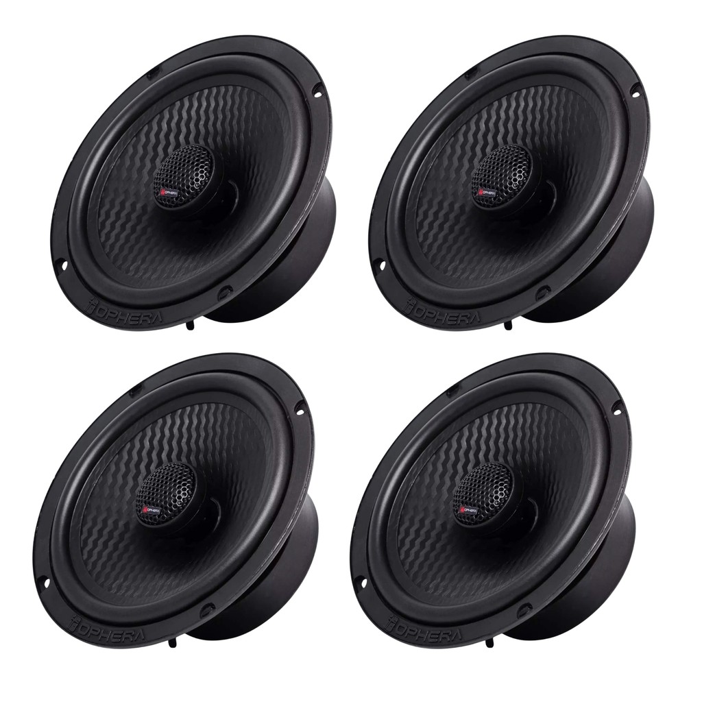 Kit 2 Pares de Alto Falantes Coaxial CX75 6