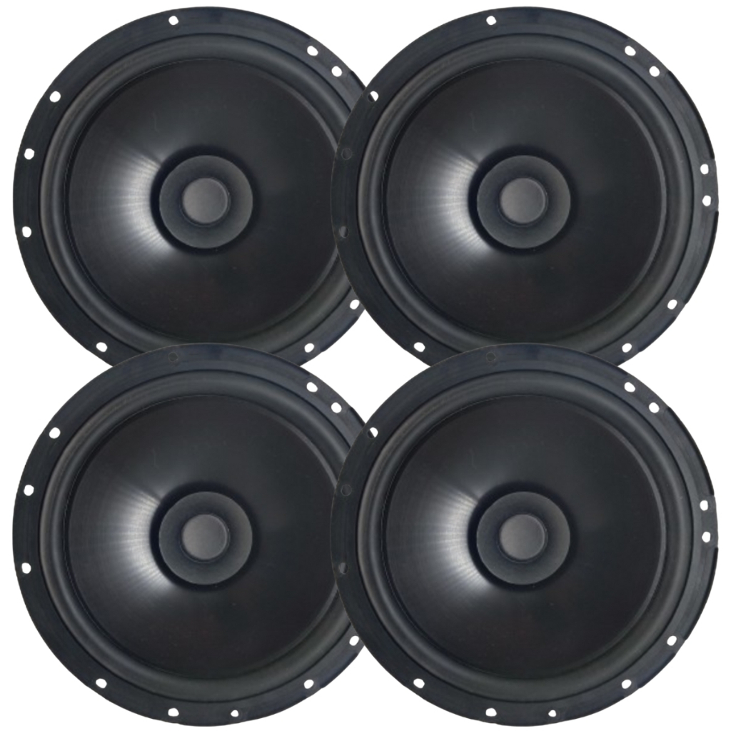 Kit 4 Alto Falantes Coaxiais 6  Bomber Original Montadoras - 220 Watts Rms