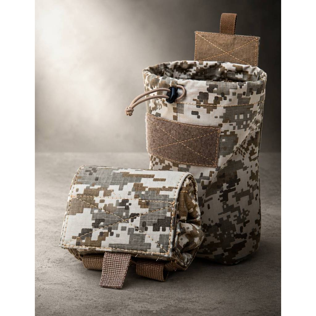 Drop Mag Tático Rip stop Saco de Descarte Porta Carregador Camuflado Funcional Prático