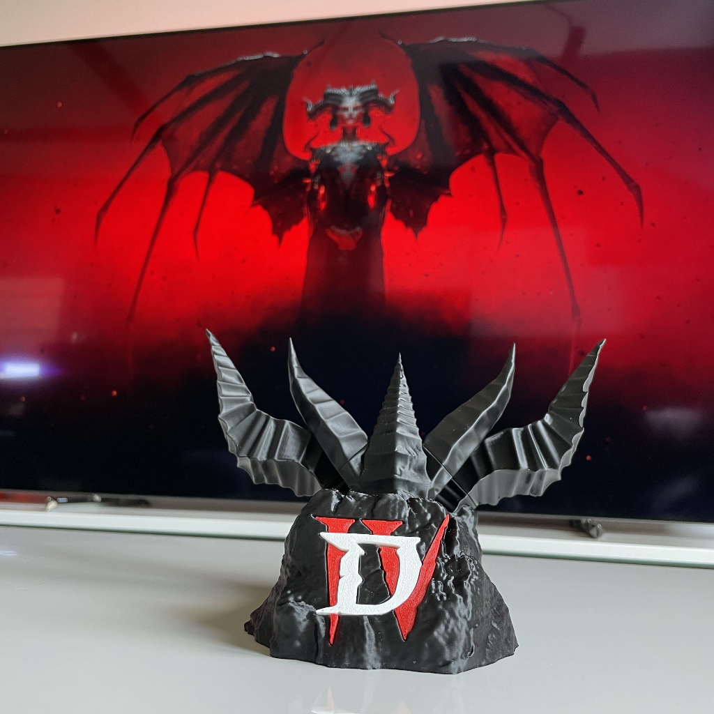 Suporte de Controle Diablo 4 - Design Exclusivo