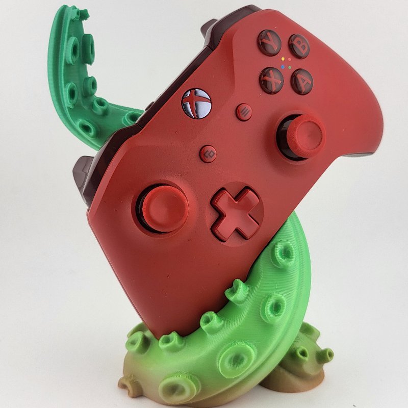 Suporte Criativo para Controles Xbox Tema Kraken Tentáculos Design Único Decorativo