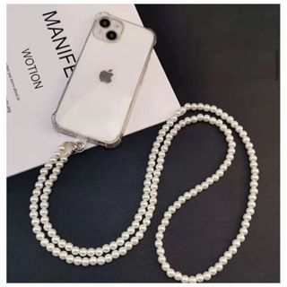Cordão De Pescoço Para Celular Suporte de Pescoço De Nylon De pérola Perolado Resistente e de uso unisex