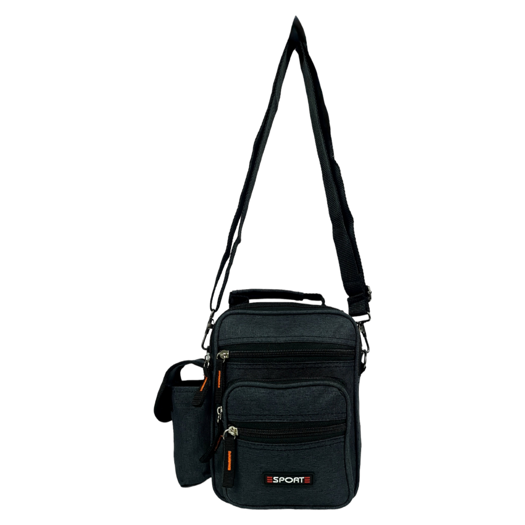 Bolsa Pasta Transversal Unisex Pequena Nylon Tiracolo