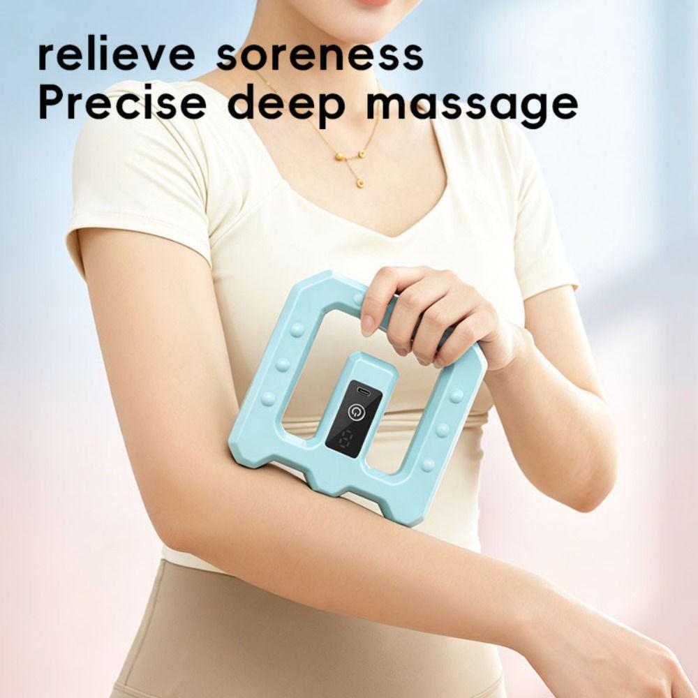 Emagrecimento Corporal Elétrico | Massageador De Anéis De Fáscia Recarregável Tipo C Sem Fio , Com Portátil Muscular De