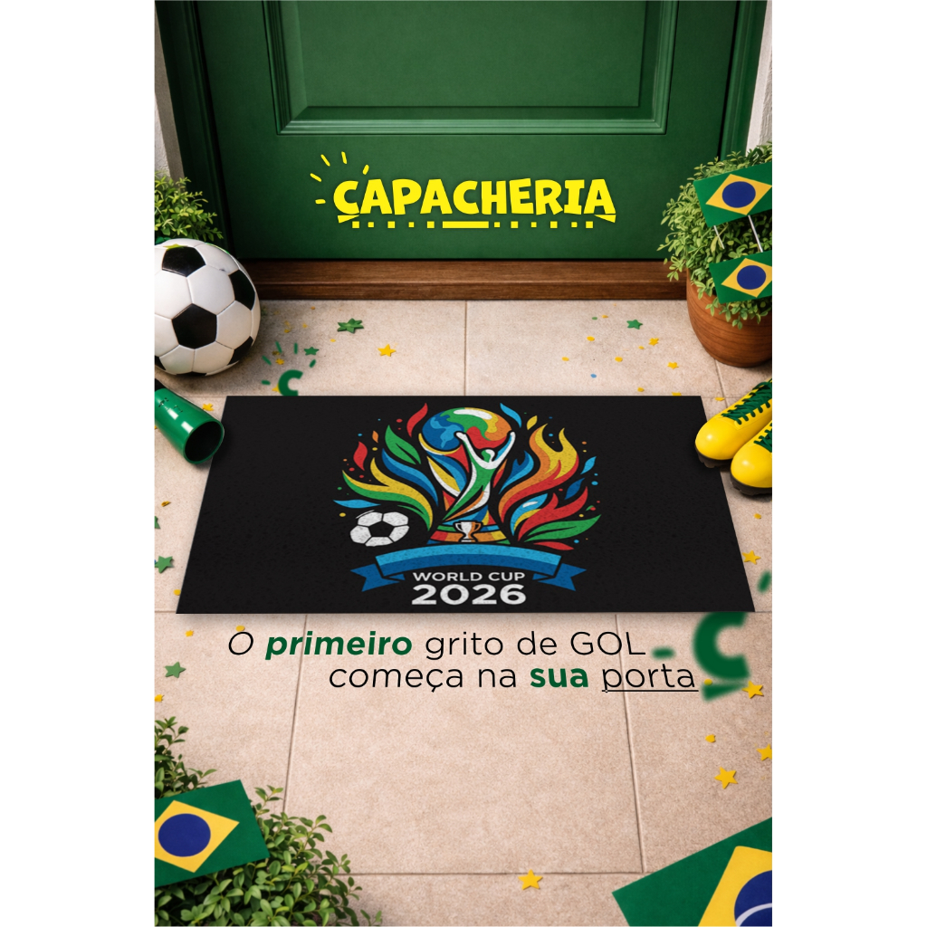 Tapete De Porta Capacho Word cup 2026