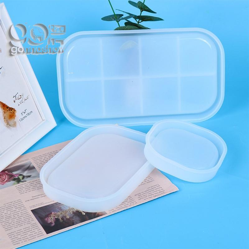 Gonzalo Bandeja Oval Molde Silicone Placa Frutas Coaster Cup Mat