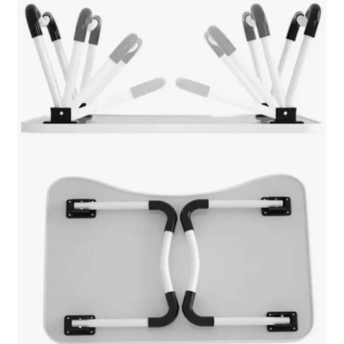 Mesa Notebook Portátil Ajustável Suporte Laptop Multifuncional Dobrável Conforto Ventilação Estudo