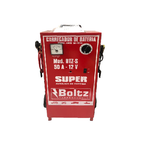 Carregador de Bateria Rapido Lento 110 220V 50A Btz-S Super Com Auxiliar Pt - BZ012