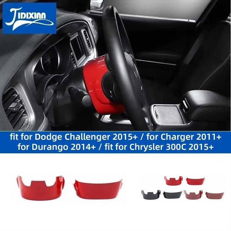 Base Do Volante Carro Decoração Superior Capa Para Dodge Charger 2011 Challenger 2015 Durango Chrysler 300c 2014 Peças U
