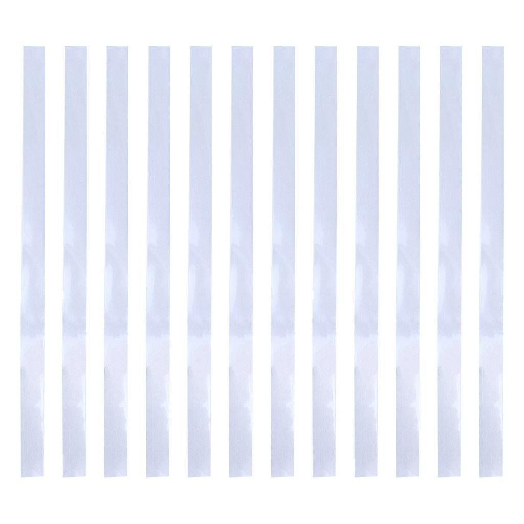 12pcs Tiras De Fita Reflexiva Para Tacômetros De Fotos Digitais Velocímetro Adesivos Reflexivos Papéis (Prata) ️