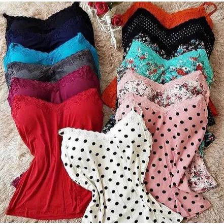 Kit 5 Blusinhas de Renda Alcinha – Trendy, Insta-Fashion & Festival