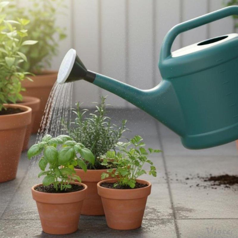 [Viocee] Aspersor De Rega De Plantas Para Uso Doméstico Tanque De Regador De Plástico Espesso Com Marcação De Escala Flo