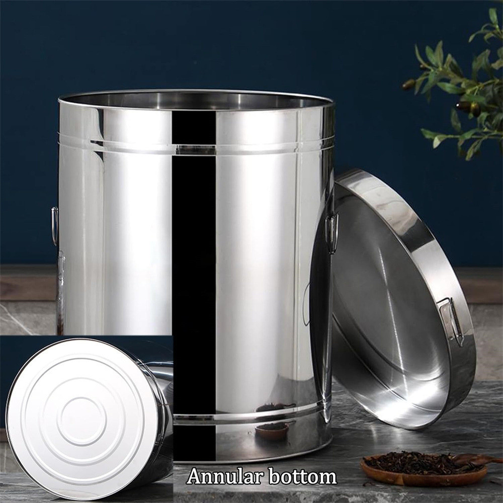 Tambor De Ferro Grande De Aço Inoxidável , Tanque Selado De Armazenamento Espesso , Capacidade