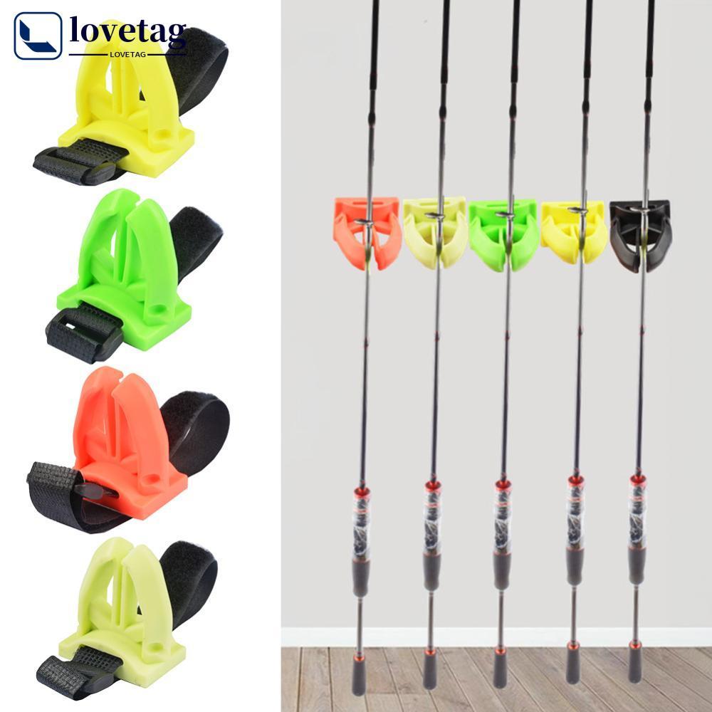 LOVETAG 1PC Suporte Multifuncional Para Vara De Pesca Barco E Ponte Montado Na Parede Silicone À Prova De Arranhões Rack