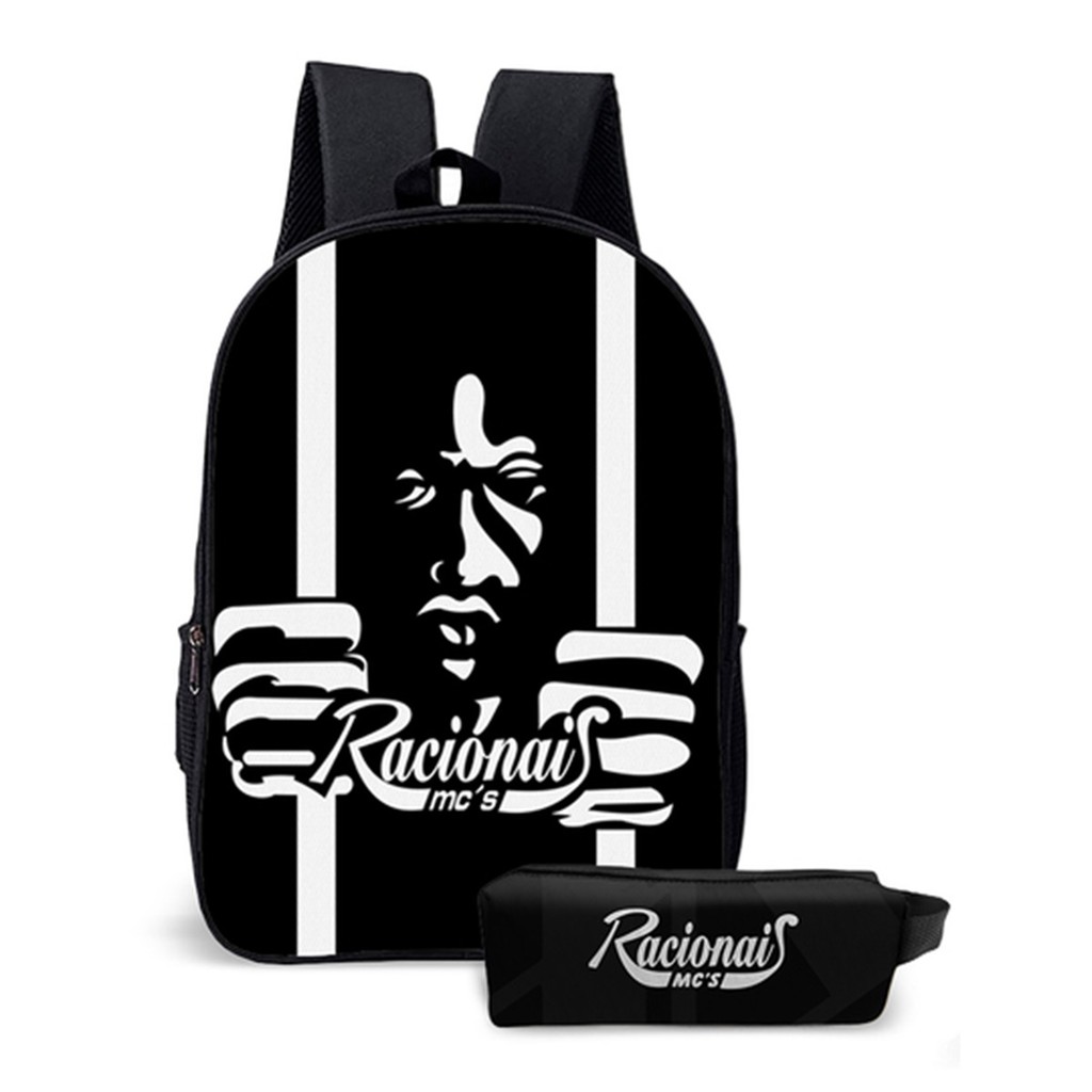 Mochila E Estojo  Kit Ou Avulso Rap De Quebrada E Estilo Urbano Para Escola Creche