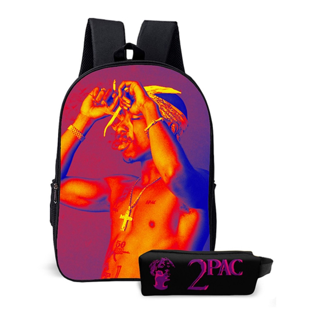 Mochila Bolsa Faculdade Ritmo Urbano E Estilo Hip Hop Com Estojo Kit e Avulso Escolar Estudante