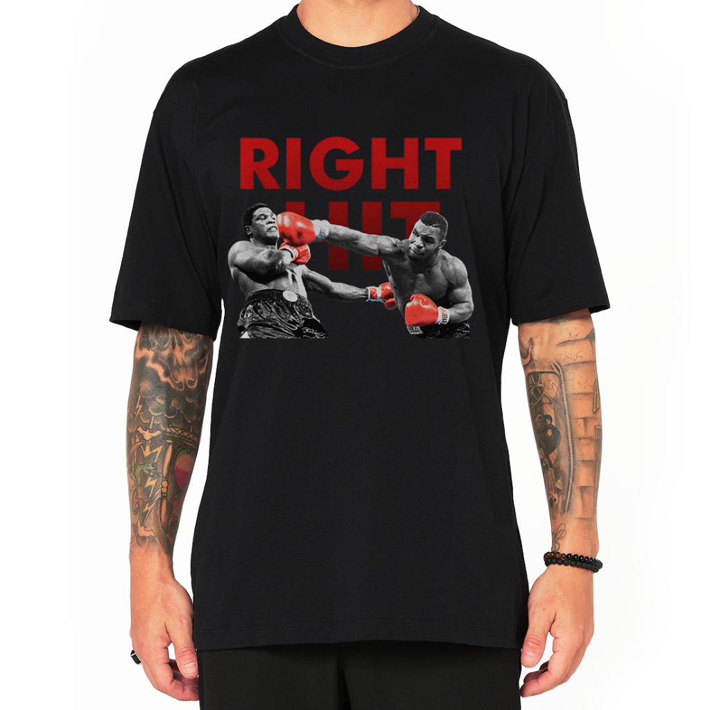 Camiseta Mike Tyson Box Oversized Streetwear 100% Algodão Estampada – Estilo Urbano Masculino