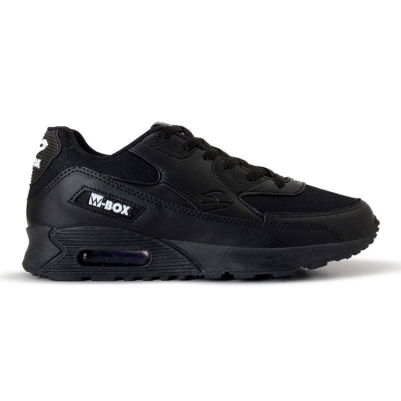 Tênis W-Box Esportivo Preto – Estilo Urbano, Conforto Air