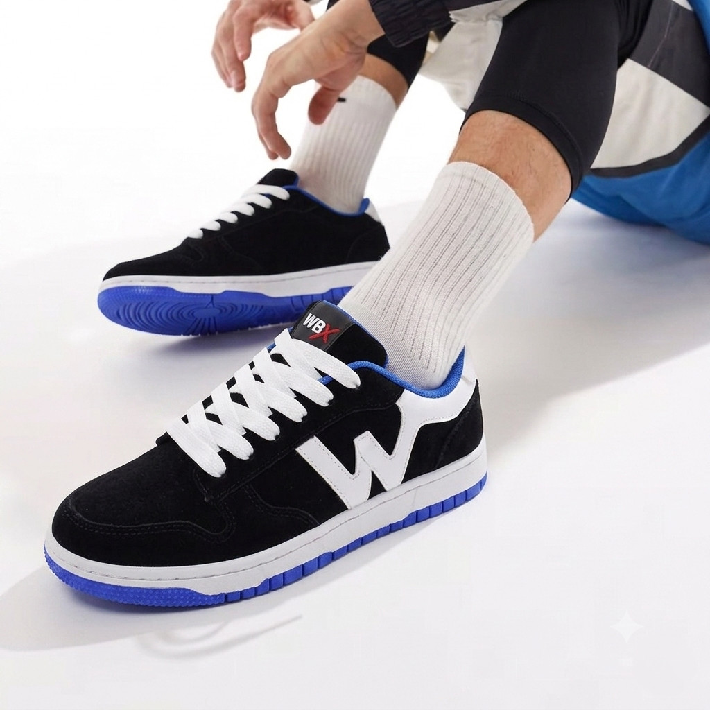 Tênis Casual Masculino W-box Footwear Skate Low Sneaker Camurça Premium Solado Antiderrapante