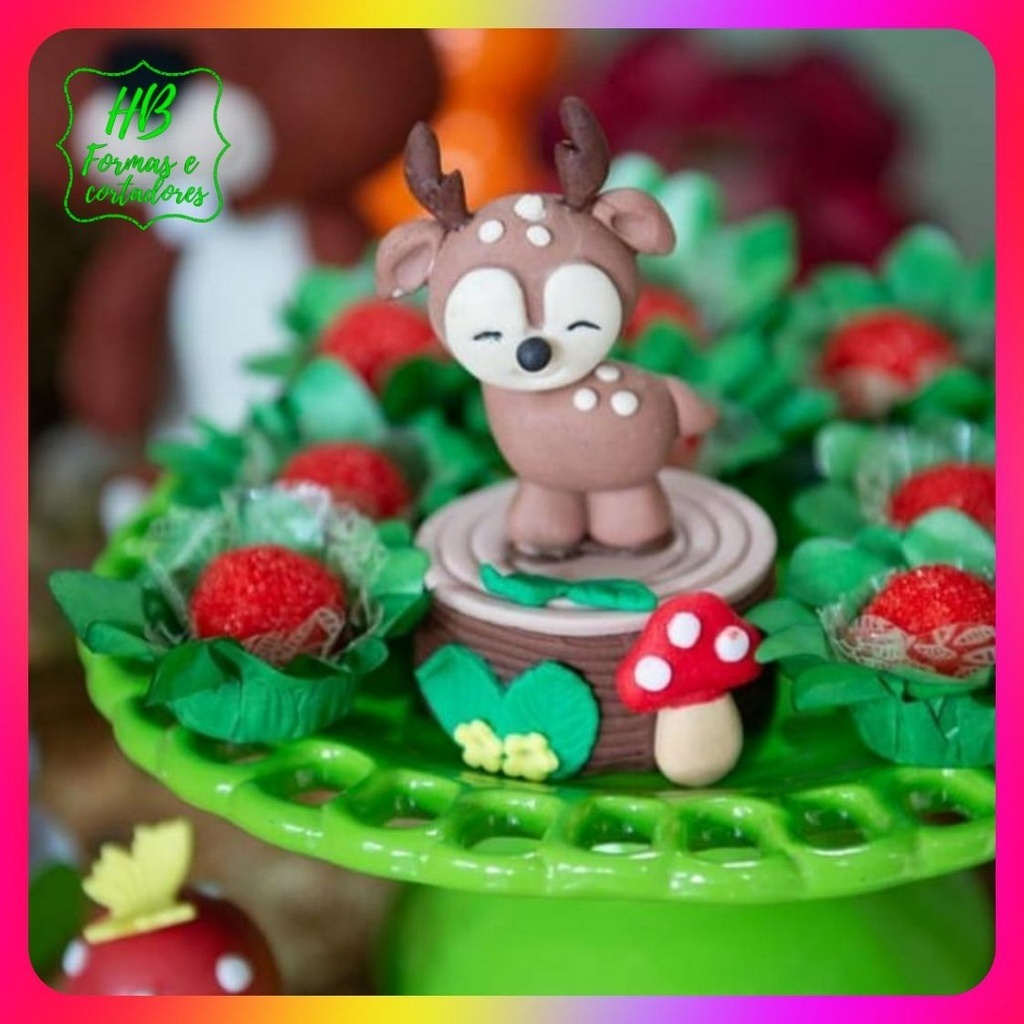 Molde Silicone Alce Baby De Pe - Bambi (Veado)