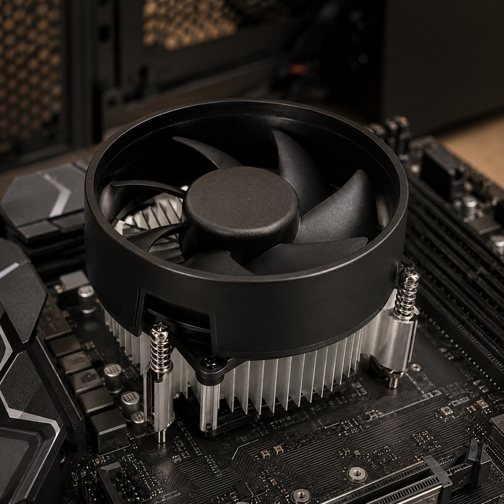 Cooler CPU Intel LGA com Dissipador Ventoinha 12V 4 Pinos Baixo Ruído 2300RPM G-VR361