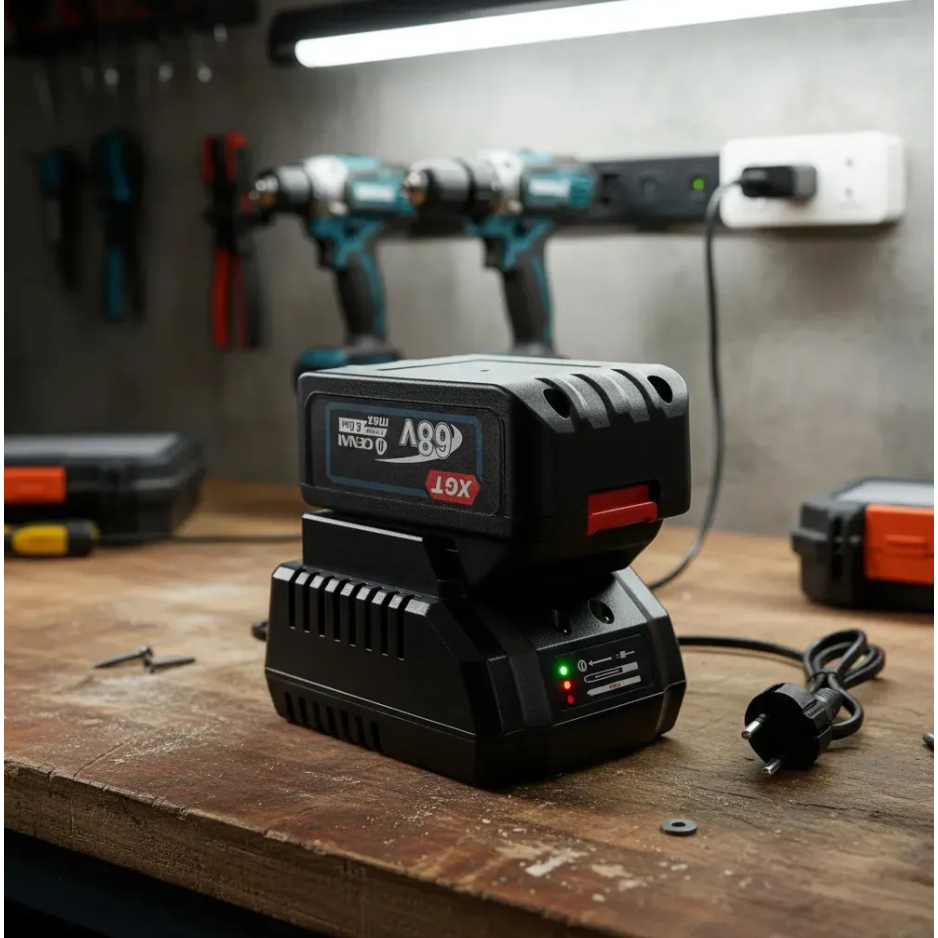 Carregador De Bateria Makita Lítio Íon Linha Profissional