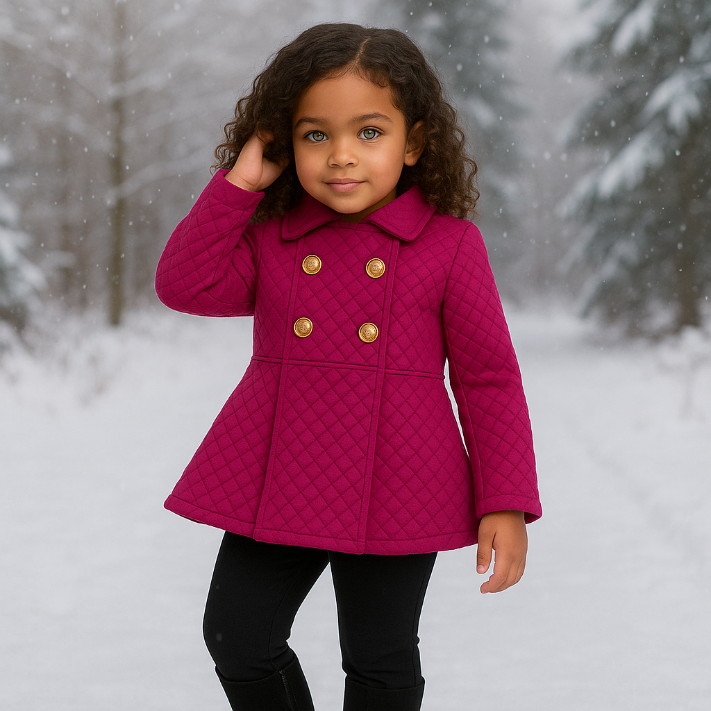 Conjunto infantil sobretudo+Leggin GROSSA flanelada meninas inverno mini diva premium