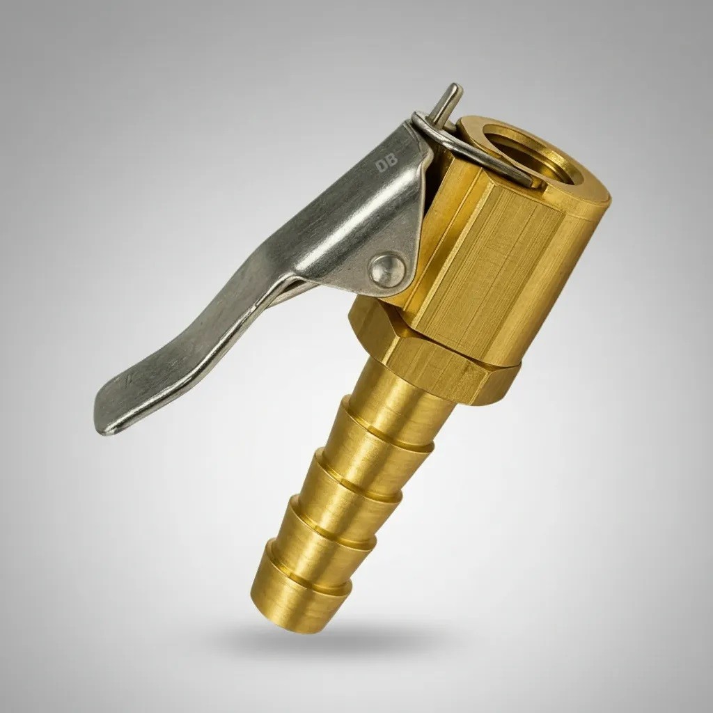 Bico Inflador Profissional Presilha Calibrar Encher Pneus