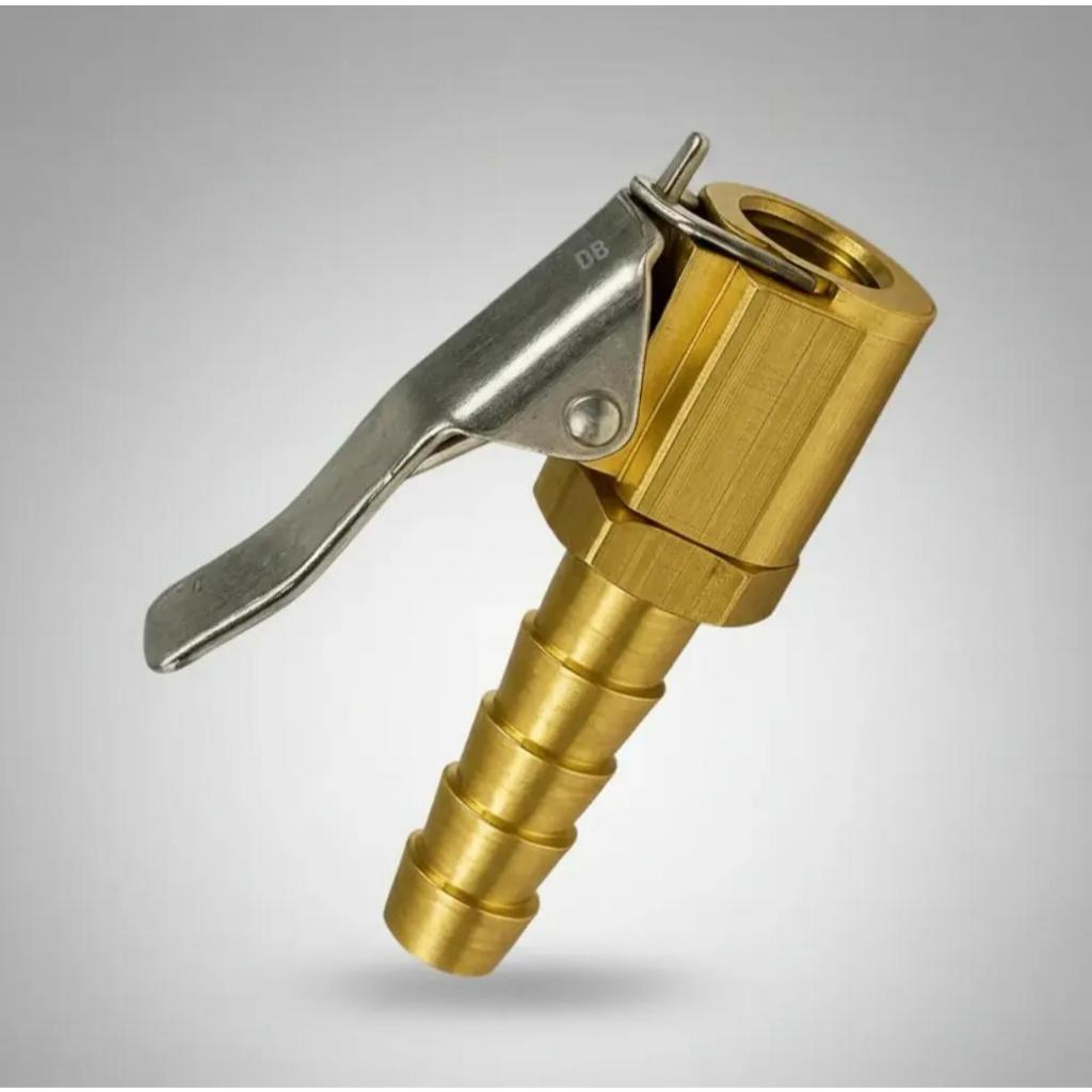 Bico Inflador Presilha Calibrar Encher Pneus Profissional