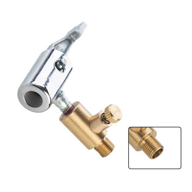 qo Braçadeira De Bico De Pneu Portátil , Conector De Bomba Inflável , Inflador De Ar De Carro , Pode Ser Desinflado , Ad