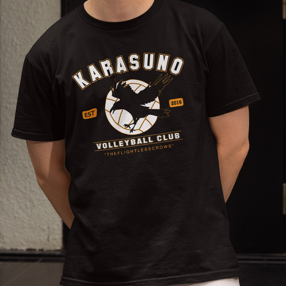 Camiseta Unissex Algodão Anime Haikyū!! Haikyuu!! Volêi Mangá Karasuno